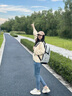 探路者（TOREAD）背包雙肩包戶外出差徒步通勤旅行登山包防潑水耐磨多口袋懸浮書包 山影灰 均碼 曬單實拍圖
