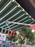 都格伸縮雨棚遮陽(yáng)棚折疊伸縮式戶(hù)外擋雨搭帳篷陽(yáng)臺遮雨棚收縮手搖雨蓬 加厚靠墻長(cháng)6米*伸縮3.5米 曬單實(shí)拍圖