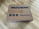 斯凯奇（Skechers）复古老爹鞋厚底增高休闲运动女鞋13143GYBL灰色/蓝色37 实拍图