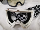 酷峰（kufun） 柱面滑雪鏡球柱共用磁吸換片球面滑雪眼鏡男女防霧KG363 棋盤(pán)格-銀片（球面+柱面套餐） 曬單實(shí)拍圖