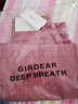 深呼吸DEEP BREATH女裝簡(jiǎn)約高腰直筒休閑純棉牛仔短褲女A100235 粉 L (4) 曬單實(shí)拍圖