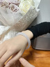 中國黃金（CHINA GOLD）白月光玉手鐲女瑪瑙玉髓手鐲鐲子玉鐲七夕情人節(jié)生日禮物女友老婆 5%嚴選高冰.白月光【60圈口】 曬單實拍圖