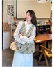 小野七天法式春季長(cháng)袖連衣裙子女春夏季2025新款氣質(zhì)絕美高級感收腰長(cháng)裙 刺繡提花連衣裙米杏色 L 曬單實(shí)拍圖