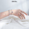 ZEGL歐諾拉母親手鏈彩色感紫色愛(ài)心蝴蝶新款送女朋友禮物情人節生日 歐諾拉女神手鏈女款 18.5cm 曬單實(shí)拍圖