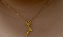 潮宏基足金黃金吊墜女款計(jì)價(jià) 稱心如意 XPG30003181 約1.1g 七夕禮物 曬單實(shí)拍圖