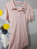 宣驕設計感國潮JMSHOP 偷心盜賊 小眾裙子顯瘦女裝蝴蝶結Polo連衣裙春 黑色 （粉色綁帶繡花包臀裙） S （90斤以?xún)龋?曬單實(shí)拍圖