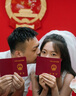 締晶皇冠頭紗新娘主婚紗結(jié)婚一體領(lǐng)證登記小頭飾法式簡約求婚拍照道具 法式白色頭紗（60-80cm）+皇冠 曬單實拍圖