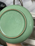 涵青堂青瓷冰裂紋餐具陶瓷碗家用龍泉中式哥窯米飯碗盤(pán)子筷架勺子組合 8英寸盤(pán)(哥窯粉青) 開(kāi)片 曬單實(shí)拍圖