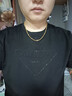 千影黃金項鏈9999足金男女純金鏈子橄欖圓柱光珠全家福結(jié)實素鏈按克重 標準黃金 20.87-21.2(含工費20)長48-53 曬單實拍圖