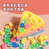 童兔彩虹皂挖寶盲盒 不臟手的挖寶玩具女孩禮物考古刮肥皂手工玩具 圓形奶酪彩虹肥皂-水晶恐龍 曬單實(shí)拍圖