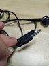 飛利浦（PHILIPS）有線音樂耳機線控通話高解析耳機3.5mm接口半入耳式耳塞耳麥 黑色（3.5mm接口） 曬單實拍圖