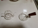 EILONG 宜龍功夫茶具配件日式加厚耐熱玻璃側(cè)把錘目紋公道杯耐高溫茶海煮茶分茶器 錘目紋玻璃公杯-低款 250ml 曬單實(shí)拍圖