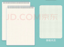 譽(yù)品(YUPIN)雙線(xiàn)圈本 加厚筆記本本子文具 簡(jiǎn)約大學(xué)生用記事本網(wǎng)格橫線(xiàn)日記本作業(yè)本 【1本/共60張】A4網(wǎng)格上翻款 曬單實(shí)拍圖