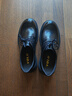 VOLO犀牛大頭鞋商務(wù)正裝皮鞋德比鞋厚底休閑皮鞋男 黑色 40  曬單實(shí)拍圖