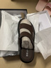 百麗真皮兩穿涼鞋男夏季商場(chǎng)同款舒適涼拖鞋7YF01BL3 棕色 40 (250mm) 曬單實(shí)拍圖