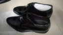 奧康男鞋商務(wù)正裝皮鞋男真皮內增高6cm韓版休閑英倫尖頭增高鞋子 黑色175119316 41 曬單實(shí)拍圖