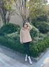 探路者（TOREAD）三合一沖鋒衣登山服戶外爬山旅行防水抗靜電抓絨內(nèi)膽保暖外套女 原木色 S 曬單實拍圖