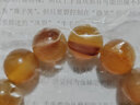 納悟 正宗西藏血絲羊角手串血珠冰種黃料羊角佛珠男士單圈文玩念珠 血絲款18mm（13顆） 曬單實(shí)拍圖