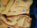 MQD童装男童仿羊羔绒立领外套冬装新款儿童加厚保暖卫衣开衫 阳光黄 120cm(120cm) 实拍图