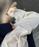 棉致褲子女春秋季新款寬松小個(gè)子直筒闊腿高腰休閑褲女士長(zhǎng)褲運(yùn)動(dòng)衛(wèi)褲 8882米白色【高品質(zhì)24.5】 M 96-110斤 曬單實(shí)拍圖