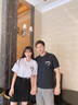MDlilapolo領(lǐng)情侶裝夏季結(jié)婚領(lǐng)證登記照2025新款潮流短袖t恤衣服定制 白色(愛心一) L 單件 （110-120斤） 曬單實(shí)拍圖