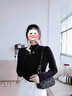恒源祥高檔100%純羊毛衫女秋冬季新款半高領(lǐng)寬松毛衣內(nèi)搭羊毛針織打底衫 黑色 L 建議110-125斤拍 曬單實(shí)拍圖