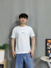 滄獅男士短袖T恤夏季潮牌體恤修身薄款衣服潮流男裝學(xué)生上衣 白色 XL 曬單實(shí)拍圖
