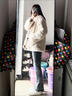 莫代爾羊羔絨外套女2025春秋冬新款加厚棉服寬松時(shí)尚韓版毛絨絨學(xué)生上衣 杏色-款 常規 S 100-110斤 曬單實(shí)拍圖