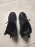 美思鸟（MEISINIAO） 女鞋马丁靴女靴子秋冬季新款英伦风短靴粗跟网红机车靴休闲女靴 黑色（单里） 40 实拍图