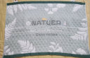 洁丽雅枕巾三层纱布一对 加厚透气枕头巾防滑枕芯盖巾 享受绿78*52cm 实拍图