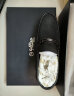 金利来（goldlion）男鞋商务休闲鞋舒适轻质透气时尚皮鞋59683019201A-黑-41码 实拍图