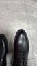 波圖蕾斯皮鞋男士系帶商務(wù)休閑正裝鞋舒適柔軟耐磨婚鞋 6777 黑色 44 曬單實(shí)拍圖