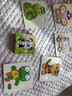 木質(zhì)六面畫(huà)9粒拼圖 兒童3D立體積木制寶寶幼兒玩具3-4-5-6歲 森林動(dòng)物2款六面拼圖 曬單實(shí)拍圖