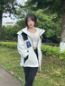 Hummel官方三合一可拆卸帽內(nèi)膽沖鋒衣男女秋季戶外旅行秋款夾克外套潮 卡其色 XS 曬單實拍圖