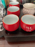 fw兔年春節創(chuàng  )意禮品過(guò)年過(guò)節送禮家用茶具茶杯送閨蜜朋友年會(huì )伴手禮 錢(qián)途無(wú)量茶杯套裝（紅色） 曬單實(shí)拍圖