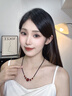 丹茿品牌朱砂鎖骨鏈女款項(xiàng)鏈轉(zhuǎn)運(yùn)珠吊墜14k金掛件送女朋友送長(zhǎng)輩禮物 【珠來(lái)運(yùn)轉(zhuǎn)】御品級(jí)紫金砂 珠徑18mm 曬單實(shí)拍圖