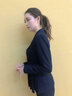 安依蓮職業(yè)裝女裝套裝格子外套小西裝女秋冬韓版修身氣質(zhì)西裝職業(yè)收腰西服套裝工作服 藍色西裝+1966褲子 L 曬單實(shí)拍圖