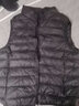 鴨鴨冬季新款女裝時(shí)尚羽絨馬甲女短款輕薄馬夾坎肩立領(lǐng)休閑氣質(zhì)背心K 黑色 2XL 曬單實(shí)拍圖