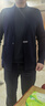 JASONWOOD高端品牌男裝針織開(kāi)衫男春秋韓版潮流帥氣休閑百搭男士毛衣外套 高檔藏青 【現貨速達】 L 170 推薦120-140斤 曬單實(shí)拍圖