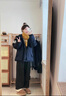 DGOV2025新款韓版羽絨棉服女設計感工裝寬松加厚派克服美式棉衣外套女 藏藍色 【zt】下單速發(fā)貨 M 建議尺碼110-130斤 曬單實(shí)拍圖