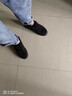 斐月伽黑色板鞋男運動(dòng)休閑工作鞋2026春秋新款廚師板鞋時(shí)尚百搭ins潮鞋 黑色 40 曬單實(shí)拍圖