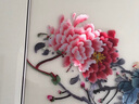趙氏恒璽（ZONLOLV）中式蘇繡掛畫蘇州純手工刺繡花開富貴橫板大幅沙發(fā)背景客廳裝飾畫 花開富貴（65*185） 曬單實拍圖