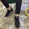 洛夢希菲品牌運動鞋男夏季新款透氣網(wǎng)面飛織休閑鞋百搭輕便軟底跑步鞋男 黑色 41 曬單實拍圖