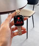 筱岙vivoppo蘋(píng)果機(jī)通用iwatch GT4智能手表女款小香風(fēng)雙排鏈心率多功能運(yùn)動(dòng)腕表高檔生日禮物語(yǔ)音夏 銀黑 曬單實(shí)拍圖