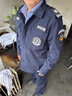 皚虎 保安工作服速干春秋長(cháng)袖套裝作訓服執勤冬裝制服工裝速干服 速干藍色春秋套裝+標志 170 曬單實(shí)拍圖