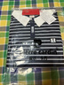皮爾卡丹（pierre cardin）黑白條紋短袖女士棉有翻領(lǐng)夏裝中年polo衫帶領(lǐng)運(yùn)動(dòng)上衣T恤女裝夏 白黑細(xì)條紋P2247 4XL 曬單實(shí)拍圖