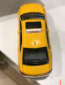 MINI AUTO儿童玩具 1：32合金汽车模型红旗H7出租声光回力北京出租车大众凯 大众帕萨特出租车黄色 实拍图