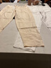 魔之韻棉麻休閑褲女士夏季薄款蘿卜褲顯瘦九分哈倫褲子韓版小腳褲2528 白色 2XL （135-150斤左右） 曬單實(shí)拍圖