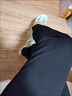 Jret黑色職業(yè)褲女士高腰直筒褲春夏季修身西裝褲女工作褲薄款 黑色 2XL 115-125斤 曬單實(shí)拍圖