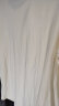La Chapelle Sport拉夏贝尔纯棉t恤女夏季透气运动宽松短袖女休闲时尚潮牌打底衫女 奶白色(空白) L(推荐115-130斤) 实拍图